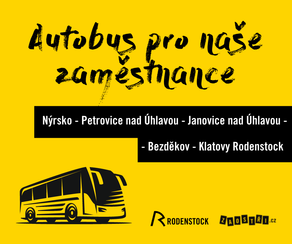 Autobus pro naše zaměstnance (Příspěvek na Facebooku)